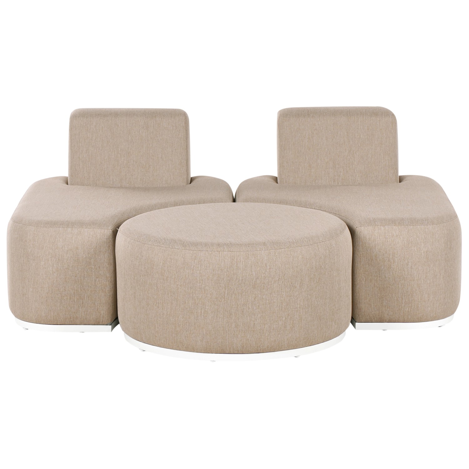 Beliani Lounge Set FABRO Beige