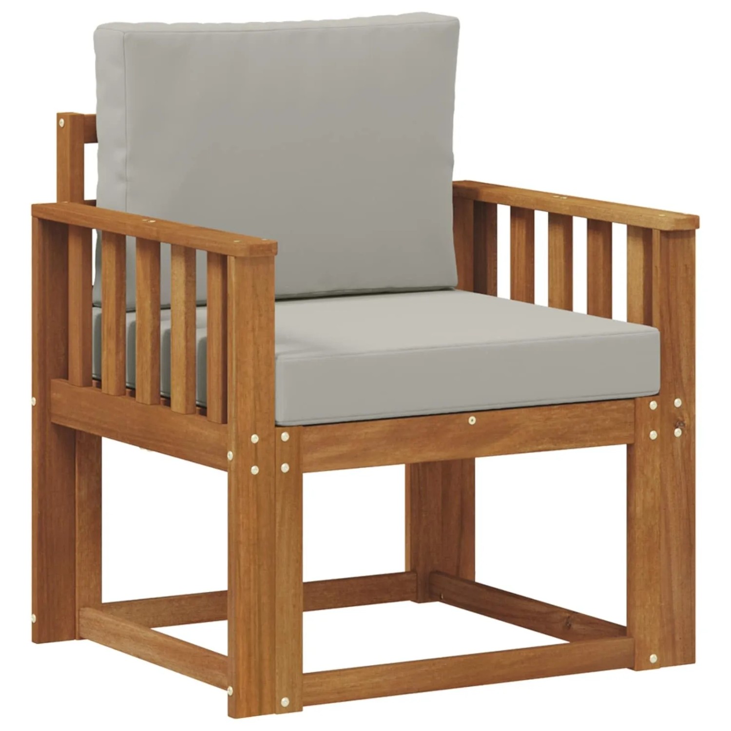 vidaXL Outdoor-Sofagarnitur Massives Akazienholz und Polyester 3436228