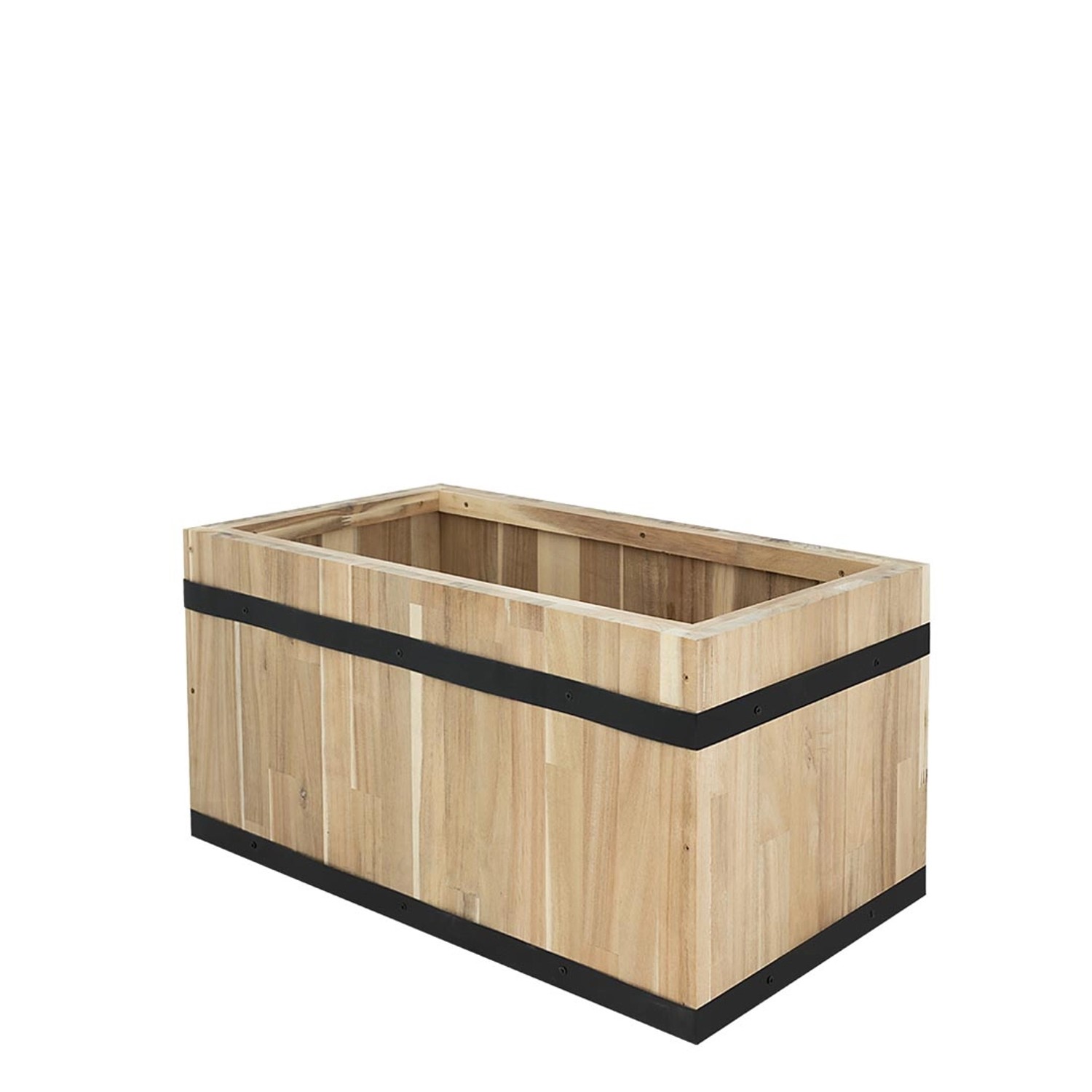 Pflanzwerk® Pflanzkübel Tub - Akazien Holz - 30 cm x 60 cm x 30 cm günstig online kaufen