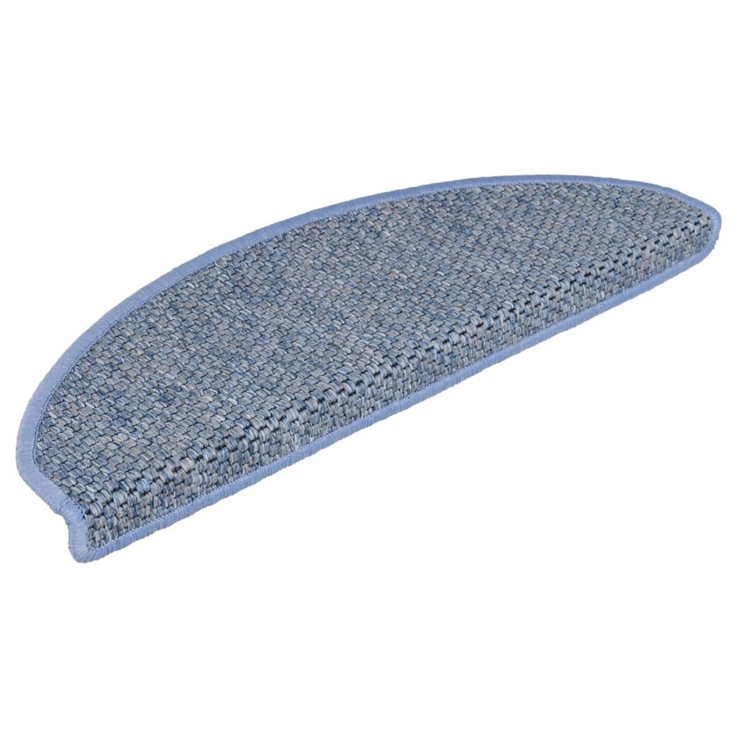 Treppenmatten Selbstklebend Sisal-optik 15 Stk. 65x25 Cm Blau günstig online kaufen