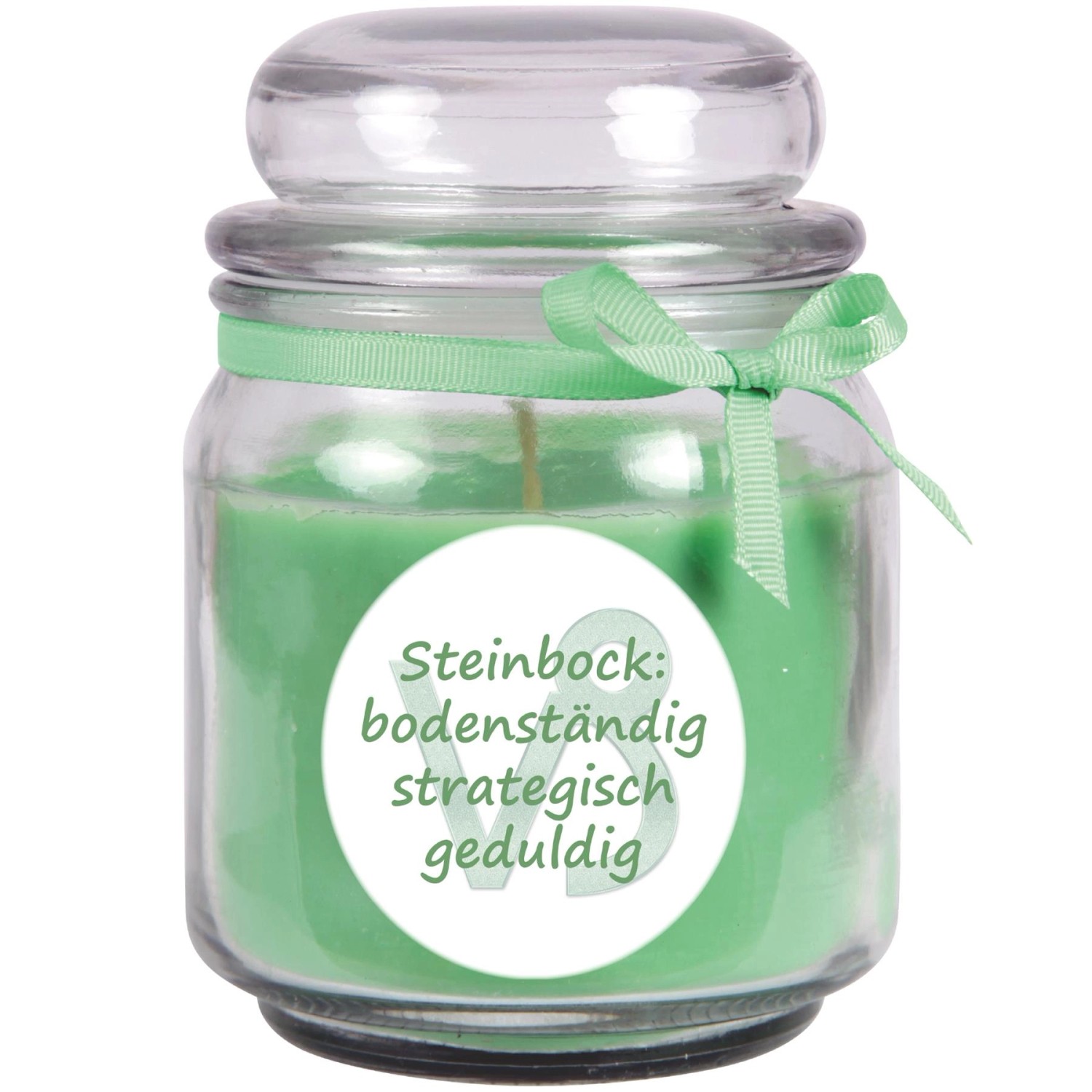 HS Candle Duftkerze & Glas Sternzeichen Coconut Limes 70 Stunden Steinbock günstig online kaufen