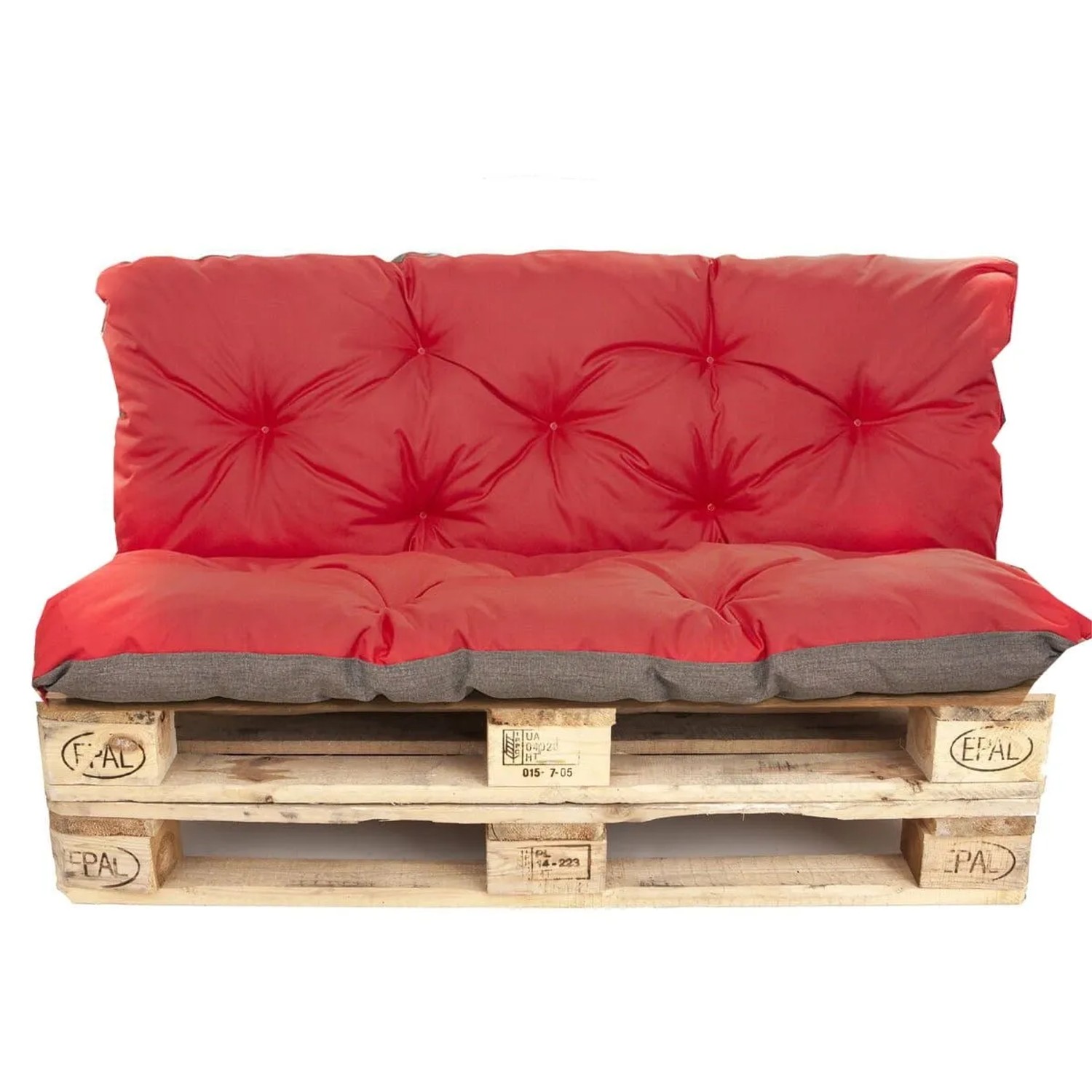 Setgarden Enkel Set Palettenkissen 120x50x50cm Sitzkissen + Rückenkissen 1t günstig online kaufen