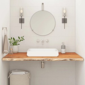 vidaXL Waschtischplatte 110x60x2,5 cm Rechteckig Massivholz Akazie 370263