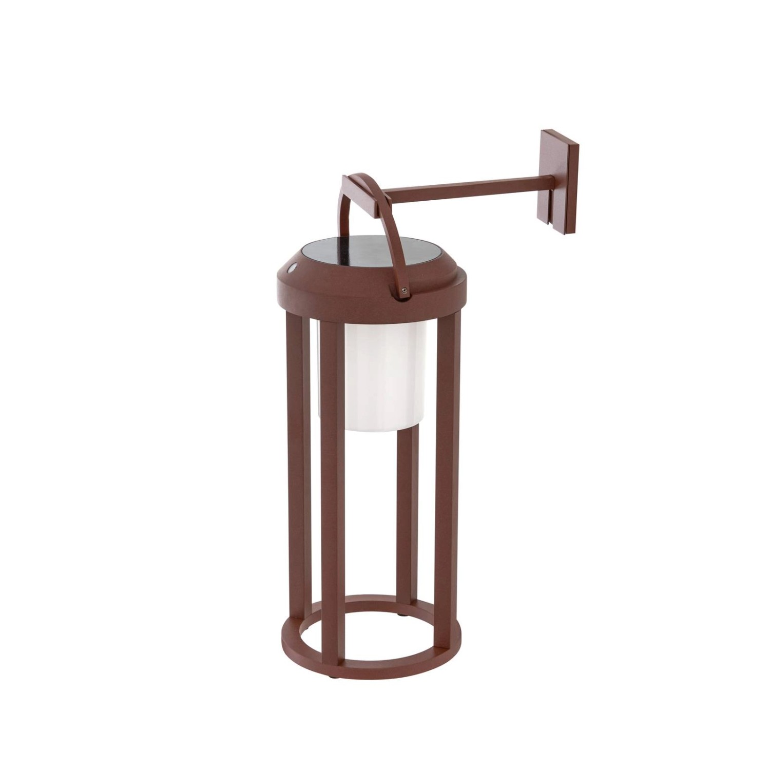 Lucande LED Solarleuchte Außen Tilena 10020281 Dimmbar Spritzwassergeschützt Modern in Schwarz aus Aluminium