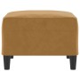 vidaXL Fußhocker Braun 70x55x41 cm Samt_5