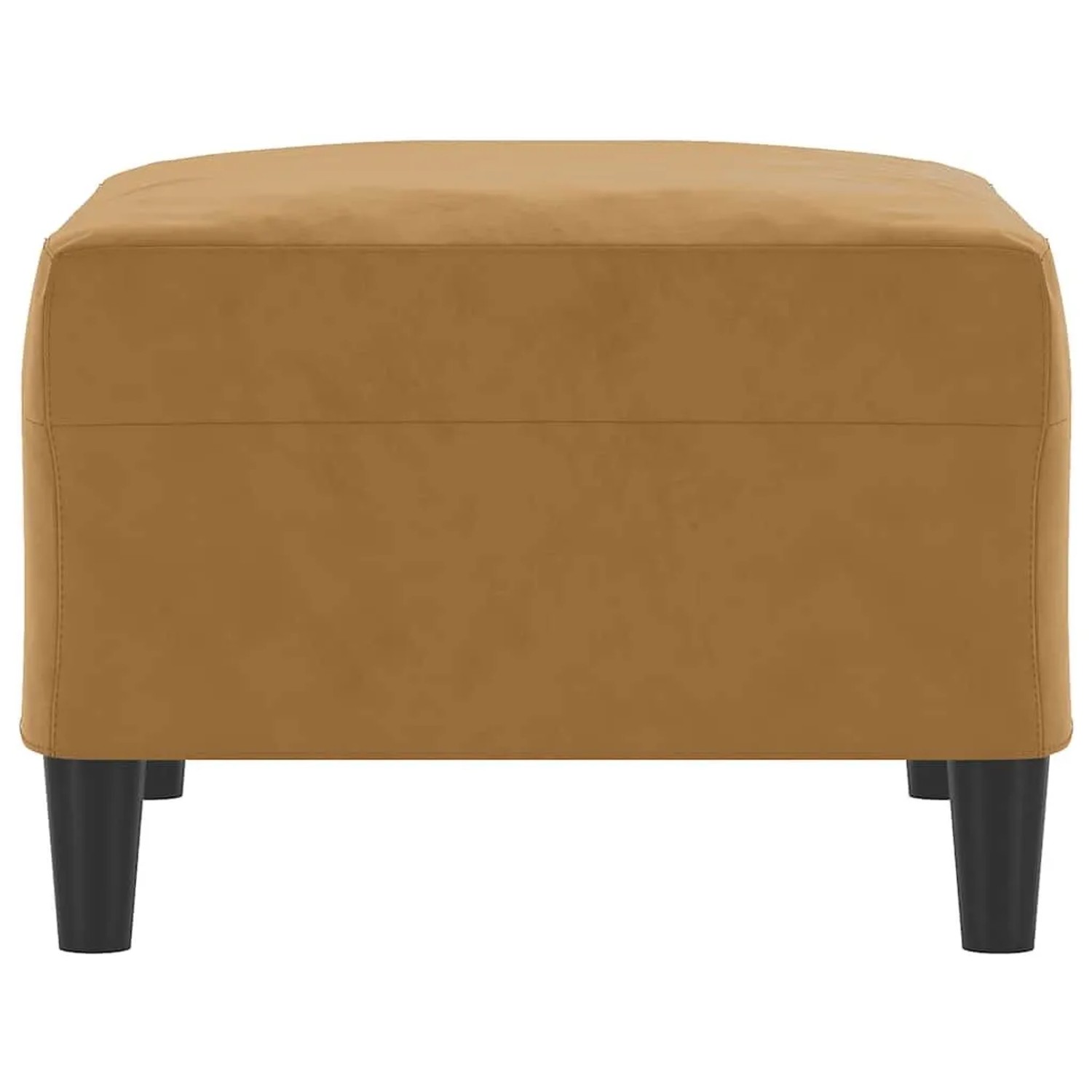 vidaXL Fußhocker Braun 70x55x41 cm Samt_5