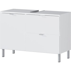 Germania Waschbeckenunterschrank GW-MAURESA, weiß, 80 cm breit.