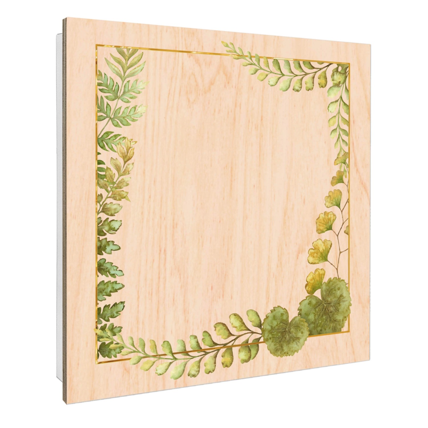 Banjado Großer Schlüsselbox Holz 30x30cm Weiß Scharnier Rechts 50 Haken Sch günstig online kaufen