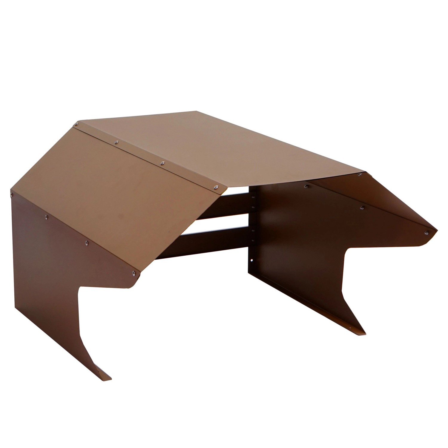 PROREGAL Mähroboter-Garage 41x60x70cm Metall Braun günstig online kaufen