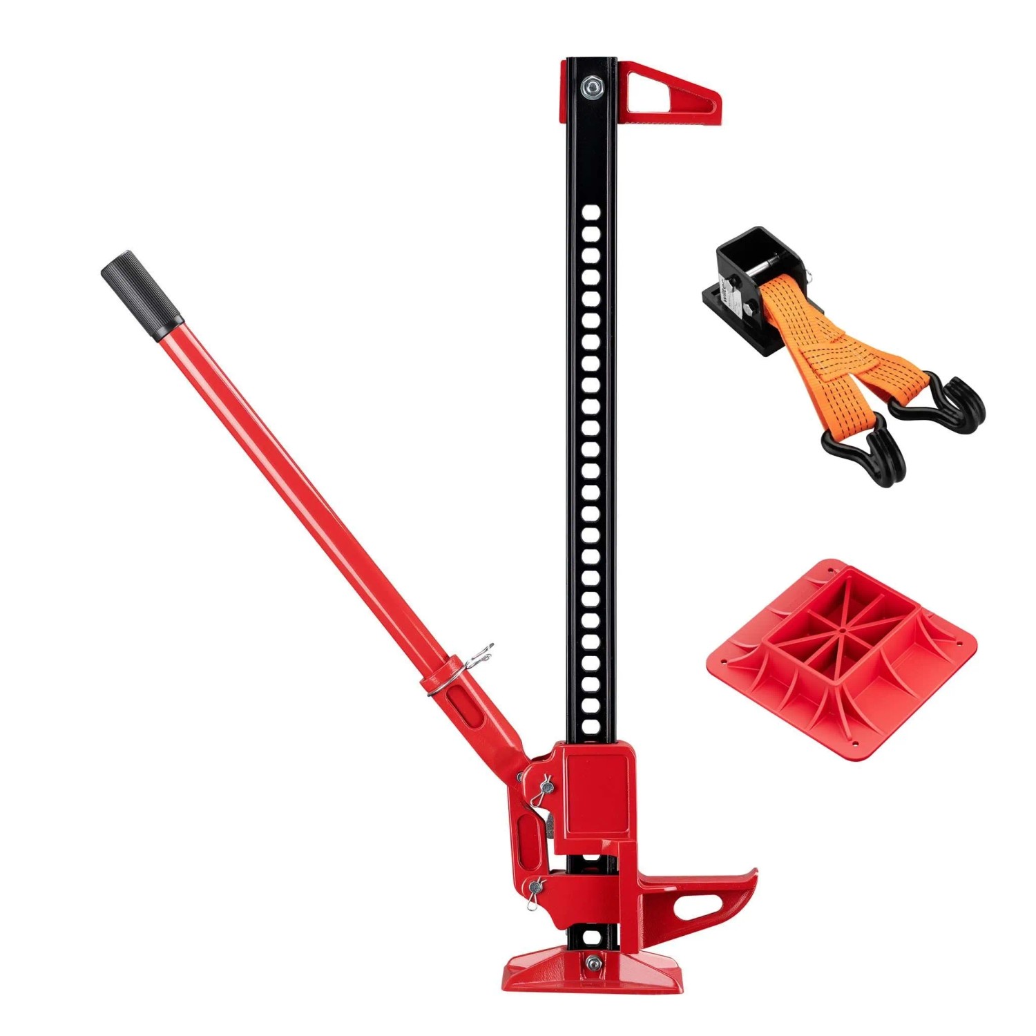Wiltec Farm Jack Kompakt-Offroad-Set Wagenheber 3000Kg Suv Stockwinde Atv Heber