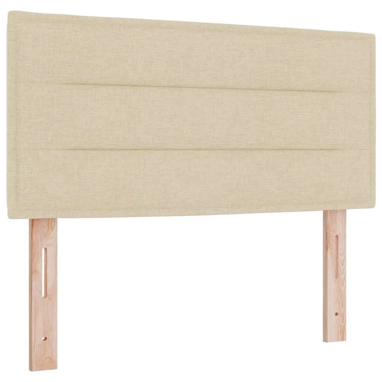 vidaXL Kopfteil mit Kopfteil Creme 100 cm Kunstleder 42007011