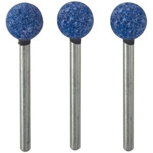Proxxon Edelkorund Schleifkörper Kugel, 3 Stück, für Miniaturwerkzeuge.