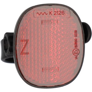Roter Z-Reflektor für Fischer Fahrrad-Aufrüstset LED, Teil der Fahrradbeleuchtung.