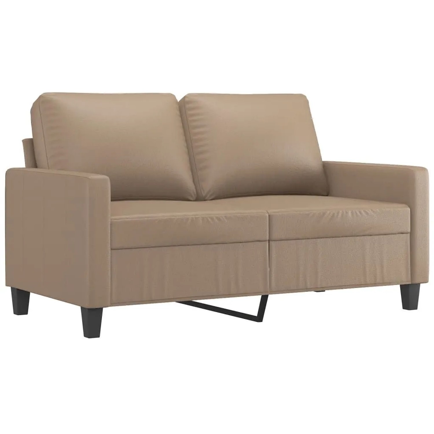 vidaXL 2-Sitzer-Sofa Cappuccino-Braun 120 cm Kunstleder 359136 günstig online kaufen