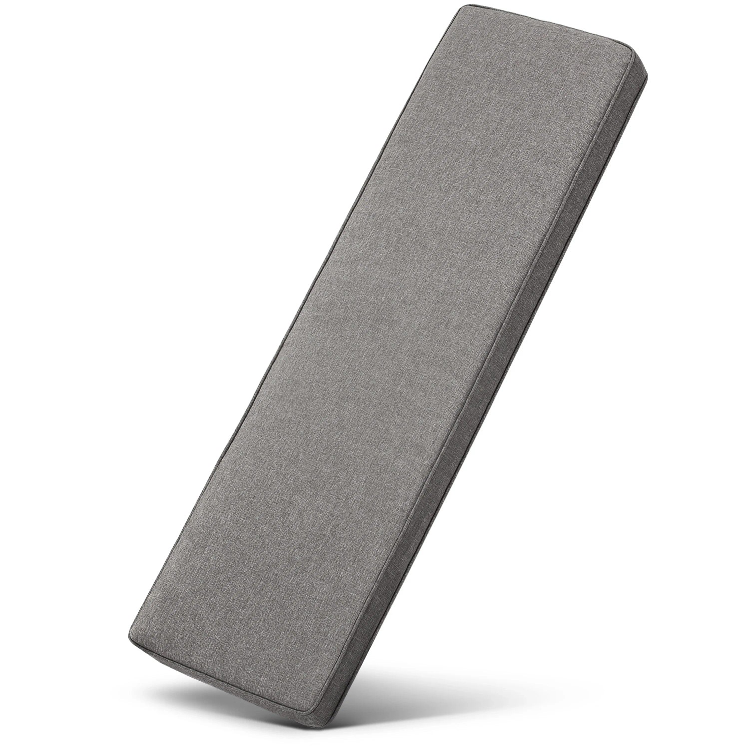 Beautissu Outdoor Bankauflage Calme BK 150x50x5cm Hellgrau