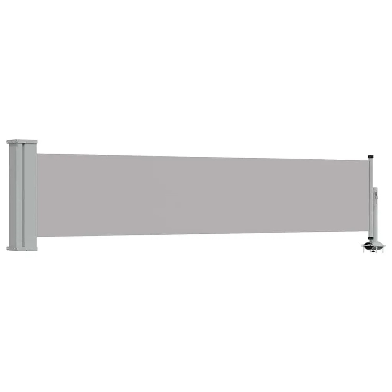 Thumbnail - vidaXL Ausziehbare Seitenmarkise 60×300 cm Grau 48354