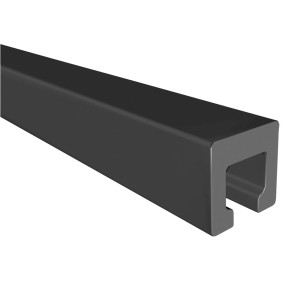 WPC Unterkonstruktion in Anthrazit, 4x4x300 cm für Terrassendielen.