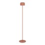 Rote EGLO Solar LED Stehleuchte ROCCANOVA-L mit Touchdimmer, ideal für Garten & Balkon.