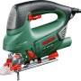 Bosch Stichsäge PST 900 PEL (620 W) in Grün und Schwarz, seitliche Ansicht.