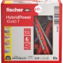 Fischer HybridPower Dübel, 10x90 mm, 10 Stück. Universaldübel für hohe Lasten in verschiedenen Baustoffen.