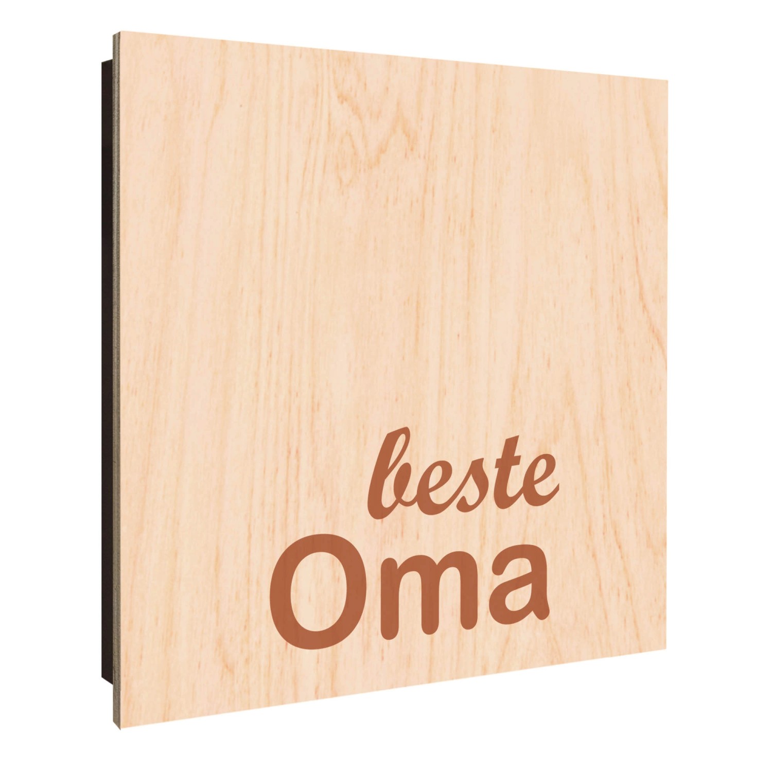 Banjado Schlüsselkasten Holz 30x30cm Schwarz Scharnier Rechts 50 Haken Desi günstig online kaufen