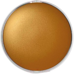 Giotto Kinderschminke Metallic-Gold im transparenten Döschen.