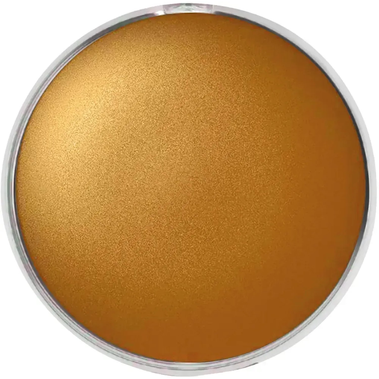 Giotto Kinderschminke Metallic-Gold im transparenten Döschen.