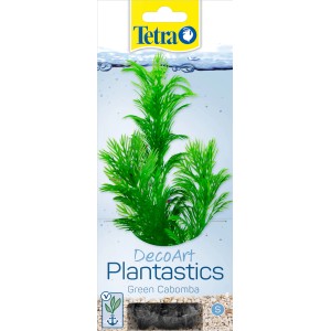 Tetra DecoArt Plant S Green Cabomba Kunstpflanze für Aquarien, naturgetreue Wasserpflanzen Nachbildung.