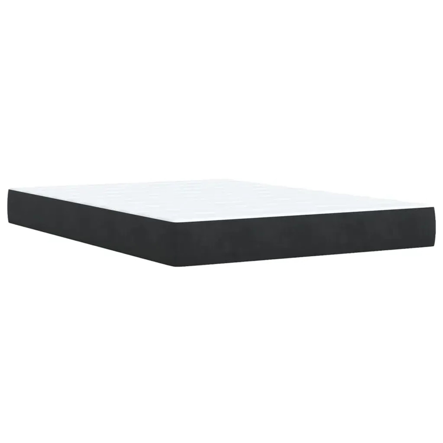 vidaXL Boxspringbett Matratze, 140x190 cm, schwarz/weiß. Bett für erholsamen Schlaf.