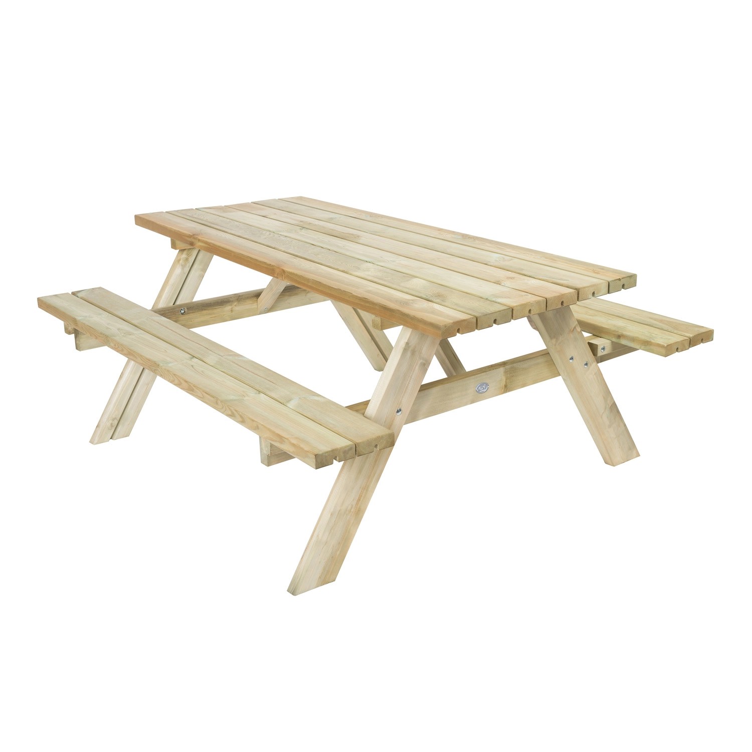 Axi Picknicktisch Julie Holz Classic Natur 177 cm x 154 cm