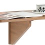 SoBuy Wandklapptisch FWT03-PF in Vintage-Optik, ideal als Laptoptisch oder Esstisch für kleine Räume.