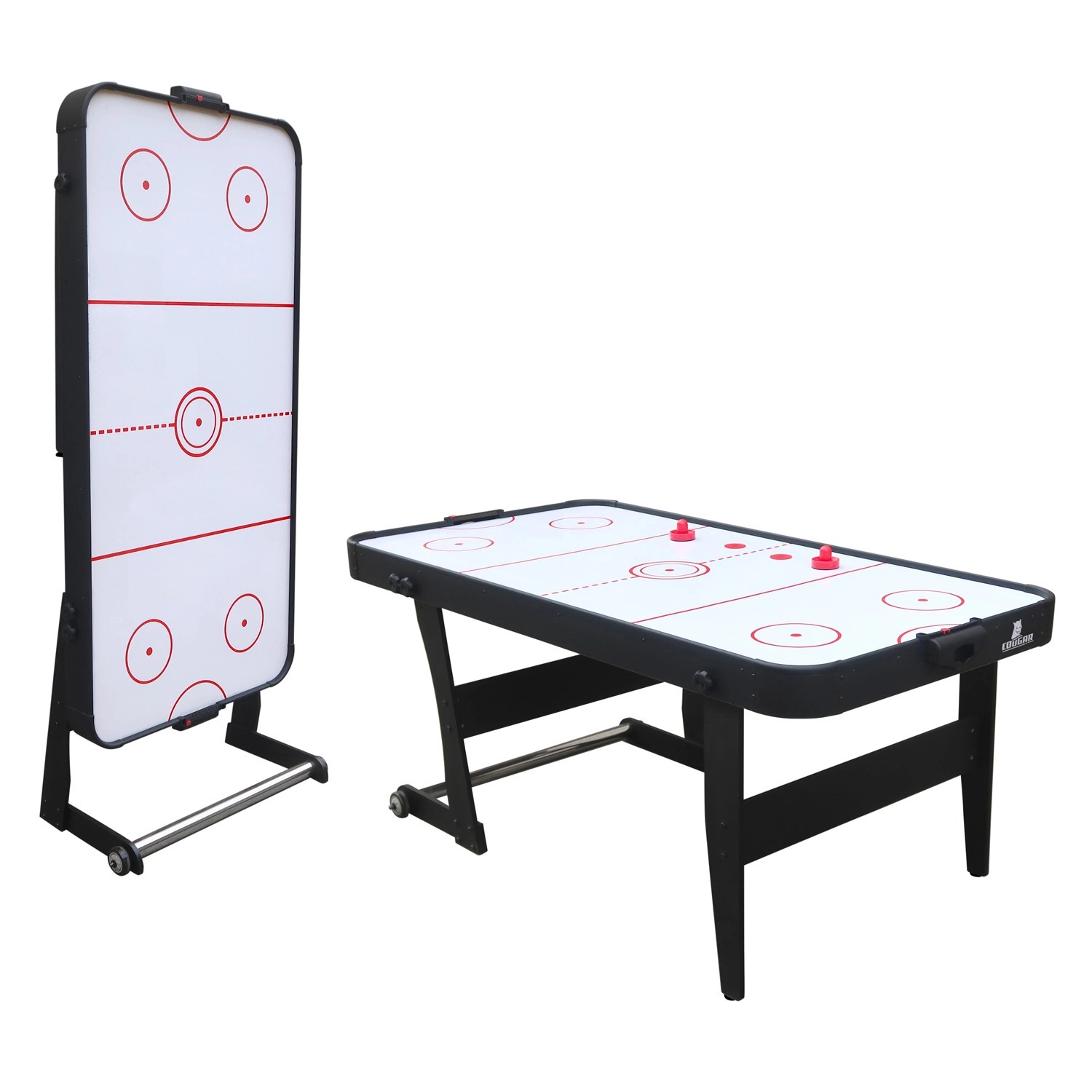 Cougar Airhockey Tisch Icing XL faltbar Schwarz