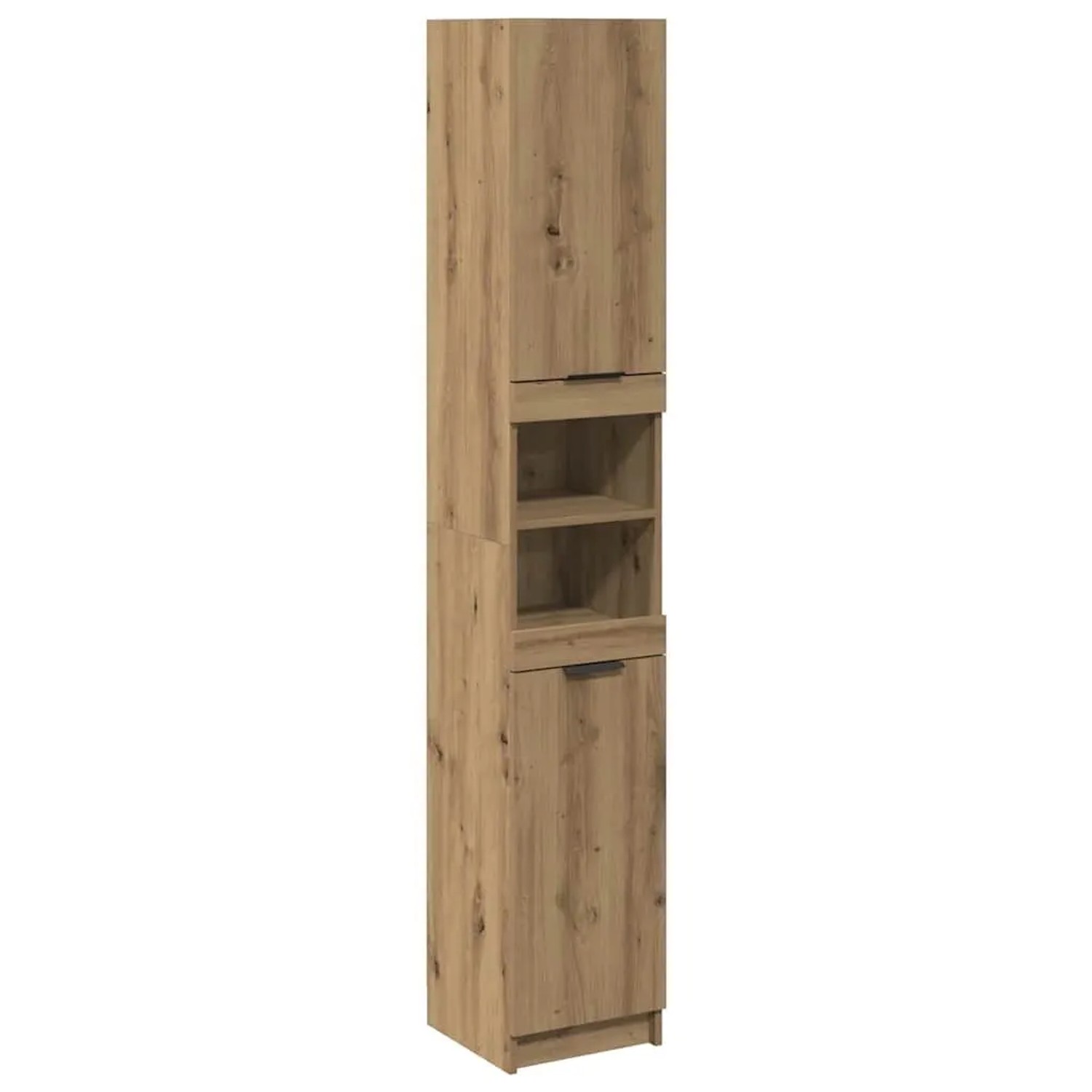 vidaXL Badschrank Artisan-Eiche 32x34x188,5 cm Holzwerkstoff 856944