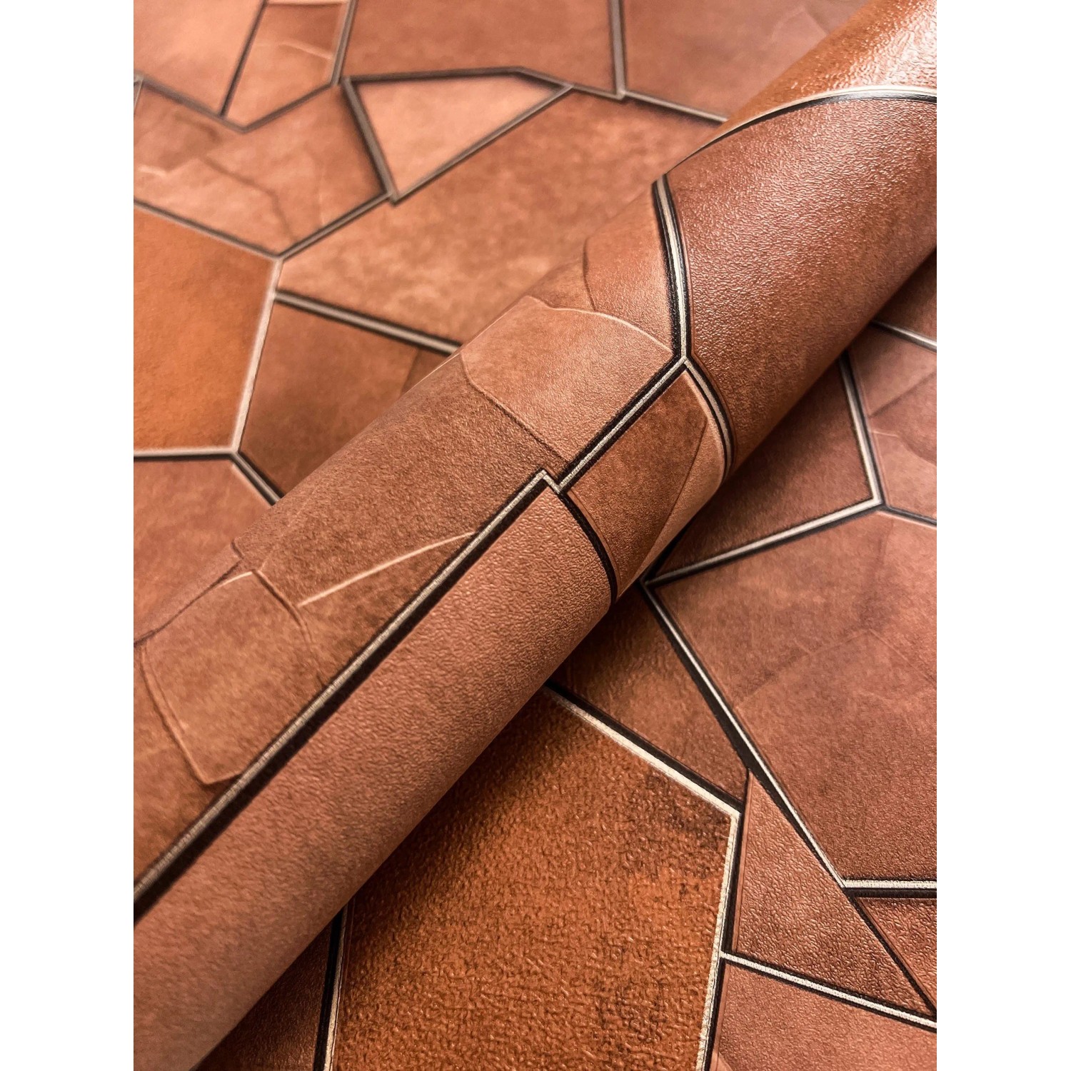 Newroom Vinyltapete Necros Terra Stein Modern FSC® günstig online kaufen