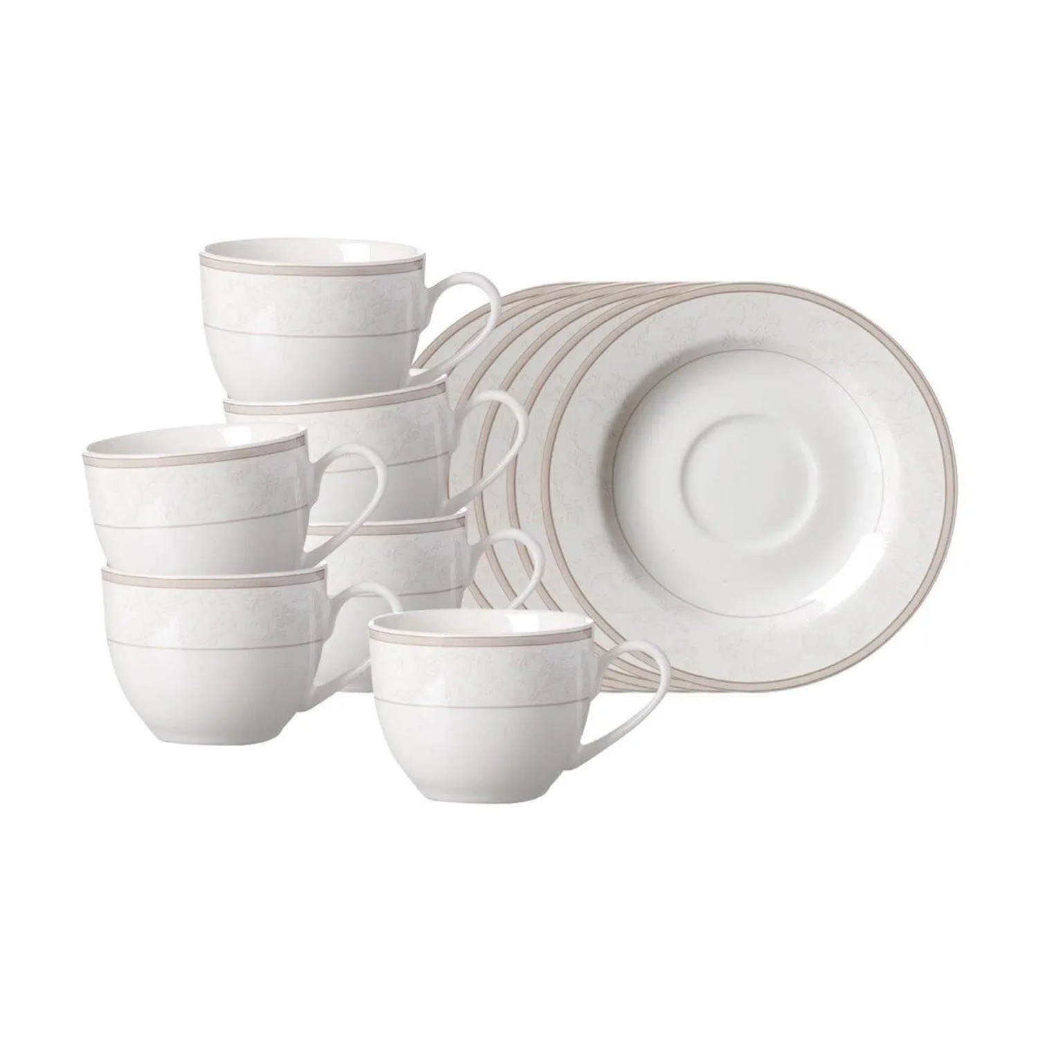 Ritzenhoff & Breker Isabella Espressotasse mit Untertasse 90 ml 6er Set