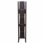 MCW Absperrgitter B34, braun, ausziehbar von 32 bis 265 cm, für Garten und Innenbereich.