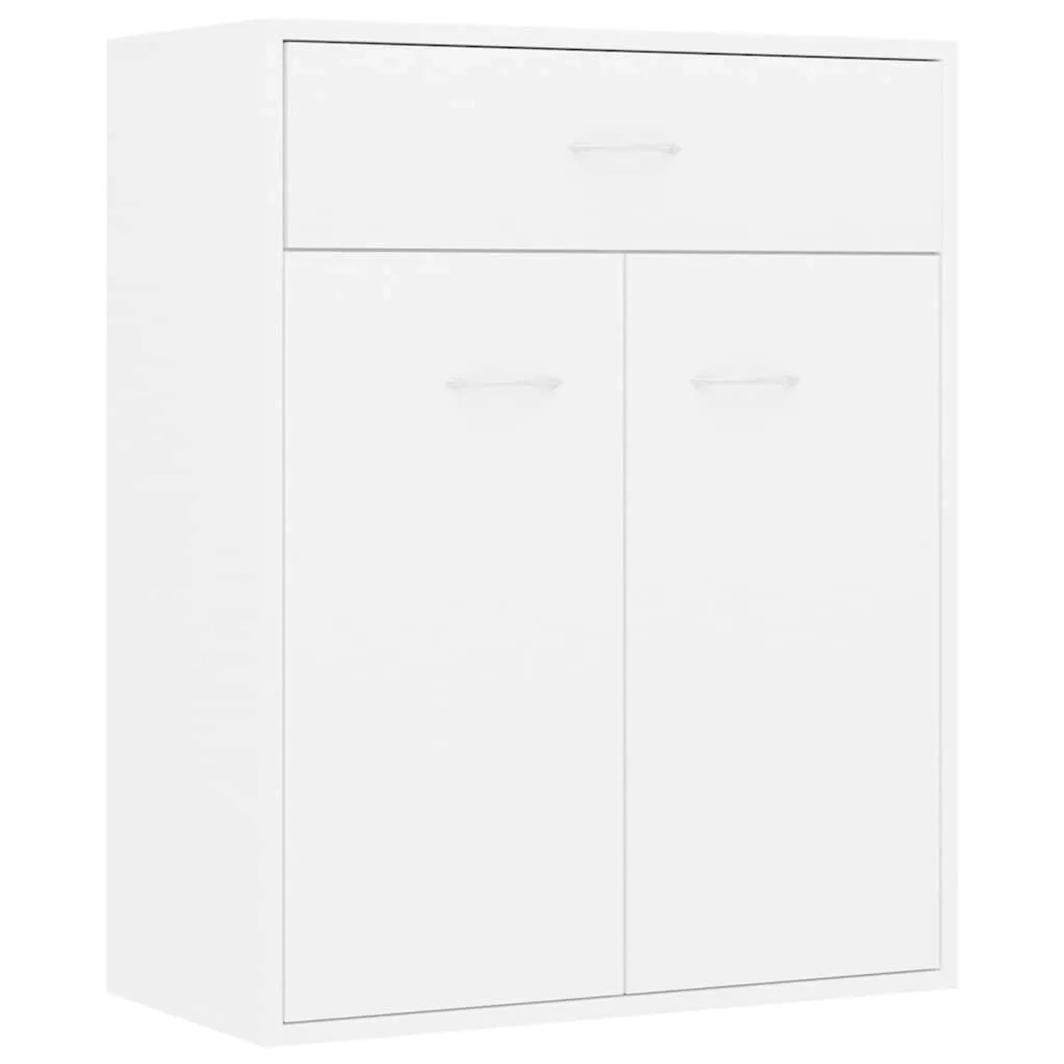 vidaXL Sideboard Weiß 60x30x75 cm Holzwerkstoff 800711
