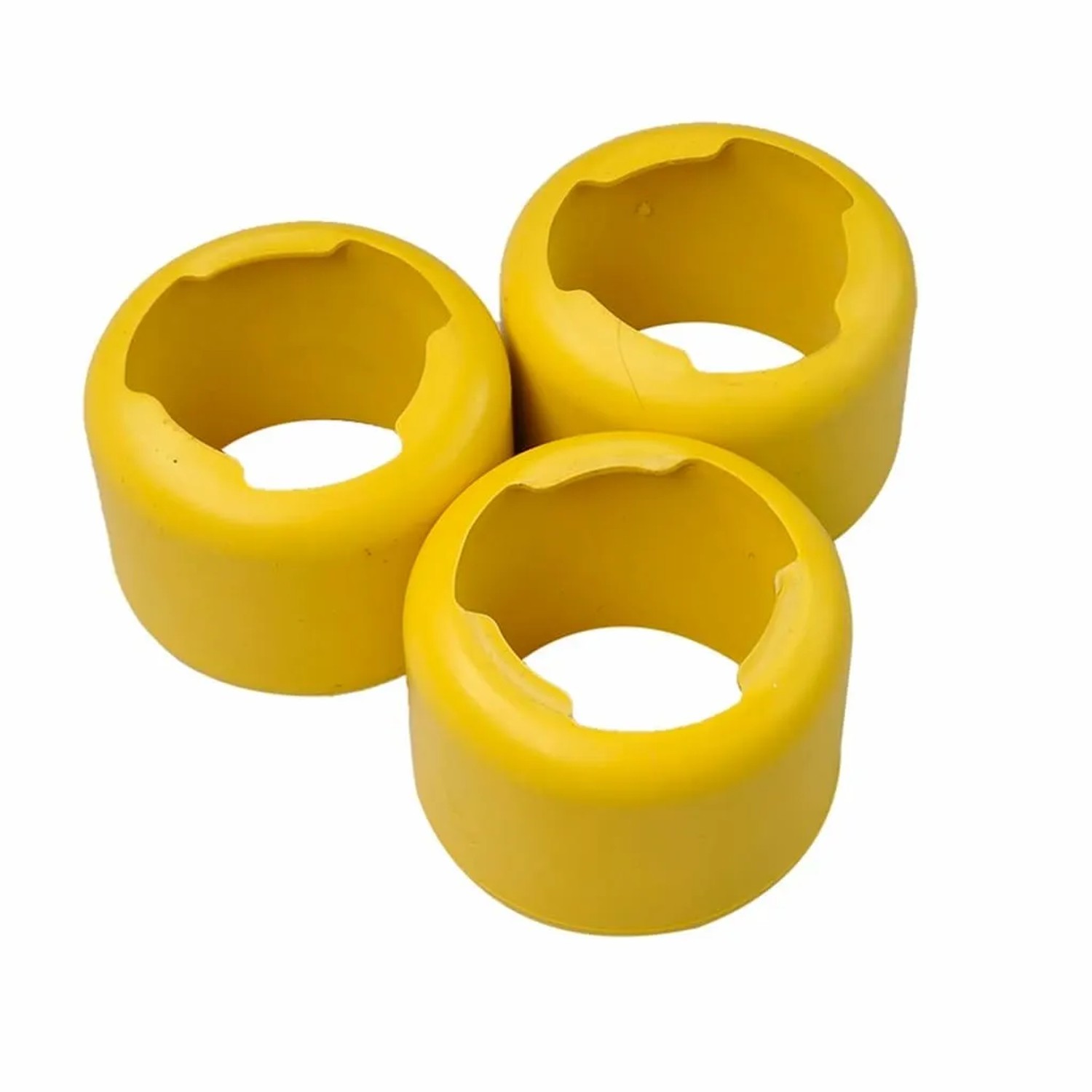 Gelbe Schwimm-/Tauchvorrichtung für vidaXL Bodensauger, 3 Stück. Pooltechnik Zubehör.