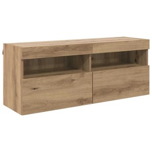 vidaXL TV-Wandregal Artisan-Eiche 100 x 30 x 40 cm Holzwerkstoff 882984