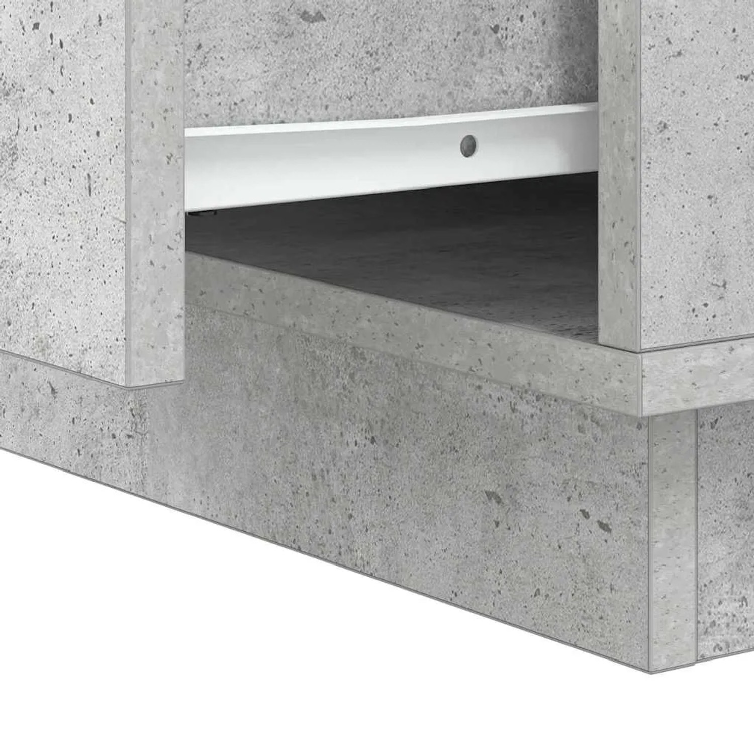 vidaXL Nachttisch mit Betongrau 39 x 34,5 x 50 cm Holzwerkstoff 869616_11
