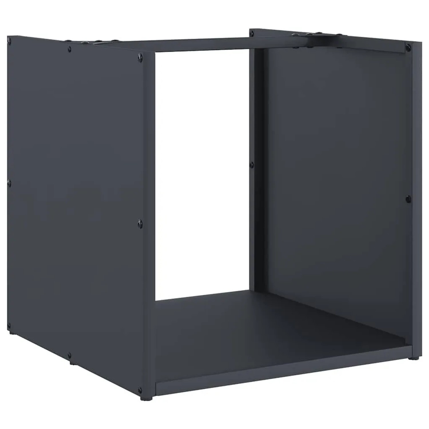 vidaXL Brennholzregal Anthrazit 40x40x40 cm Kaltgewalzter Stahl 864239