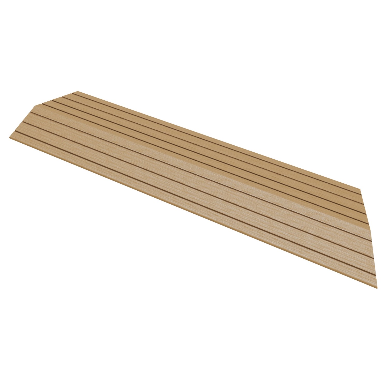 ML-Design WPC Abschlussleiste Ecke Rechts Teak für WPC-Fliesen günstig online kaufen