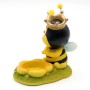 2er Set Deko Bienenpaar mit Teelichthalter, Keramik Gartendeko.
