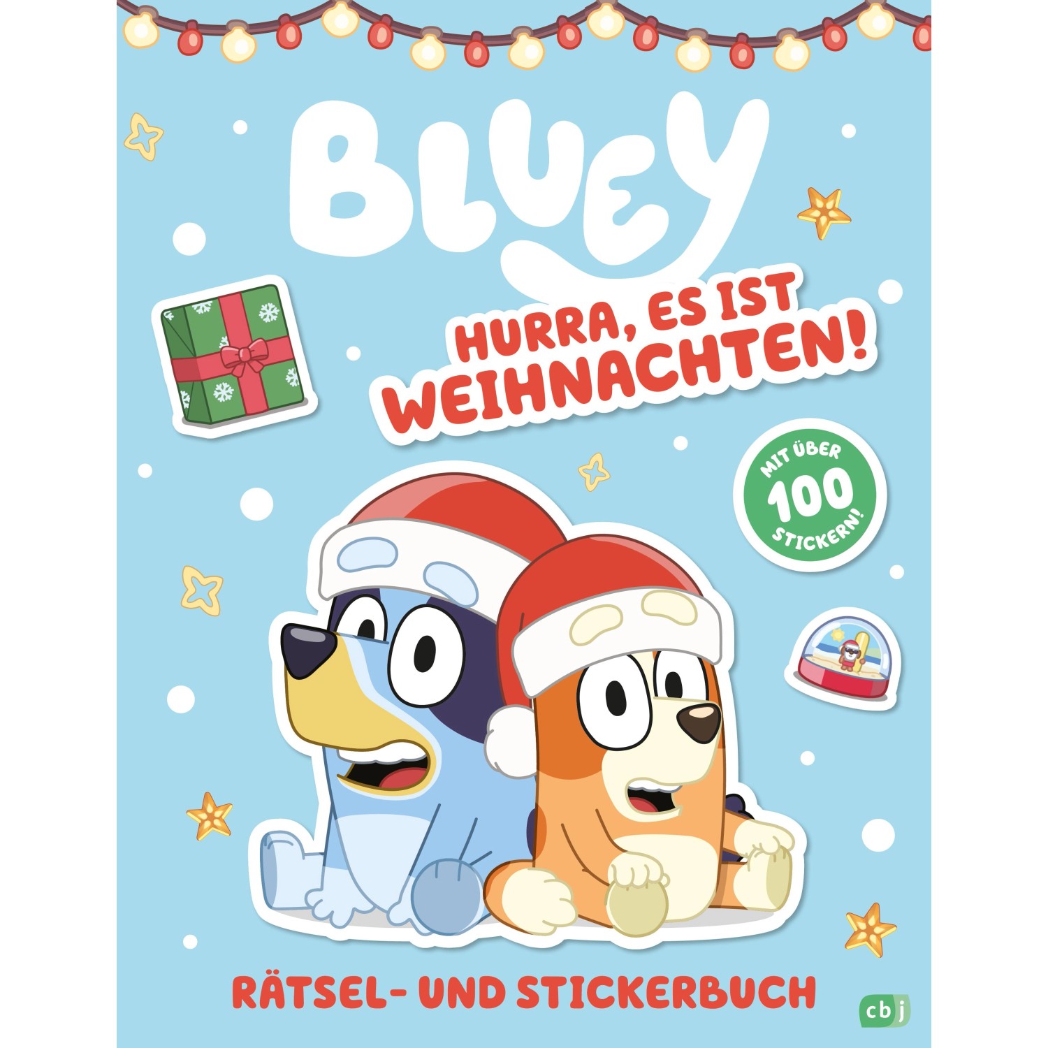 BLUEY - Hurra, es ist Weihnachten! - Rätsel- und Stickerbuch