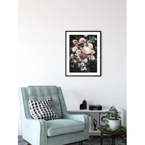 Komar Wandbild Charming Bouquet, 50x70 cm, mit Blumenmotiv im Wohnraum.