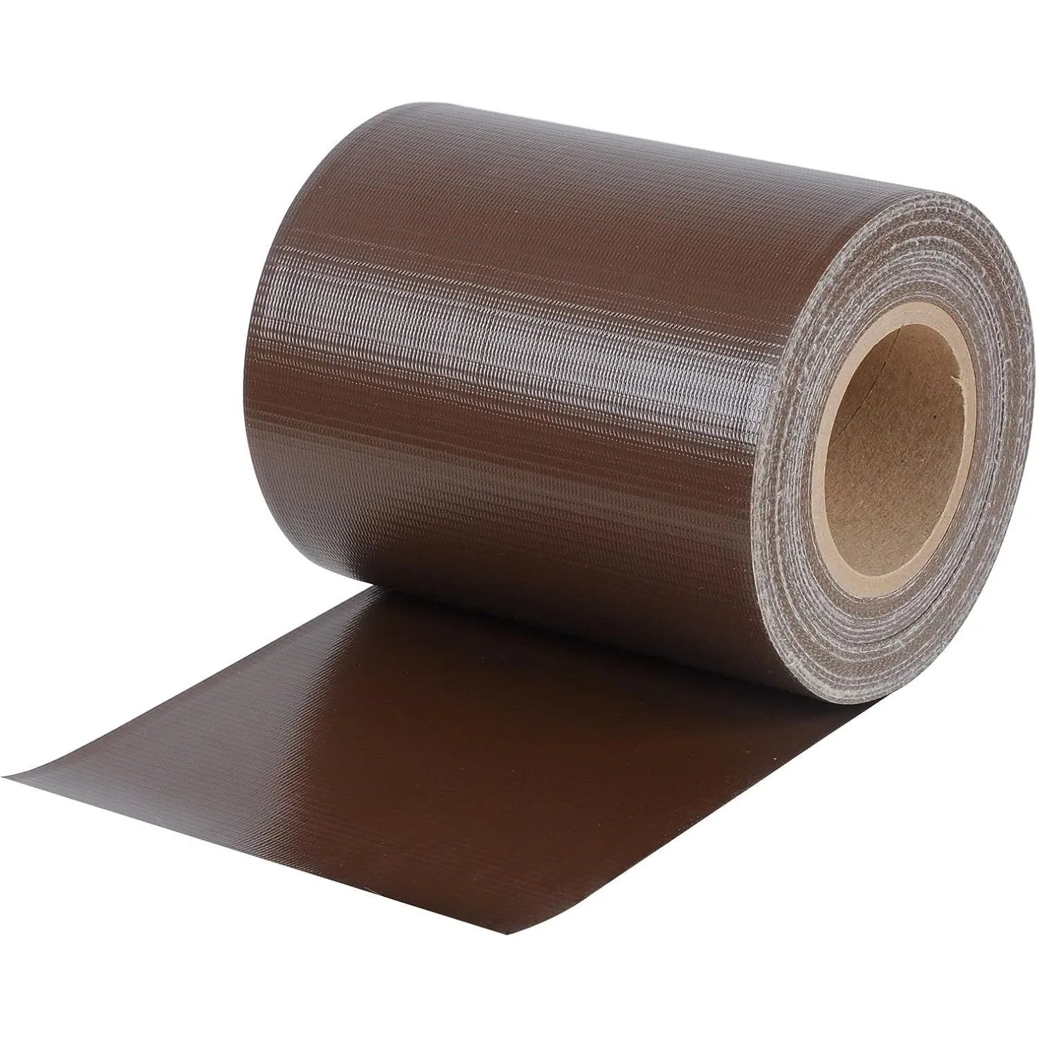 WOLTU Sichtschutzstreifen 19cm x 35m 25 Befestigungsclips Braun