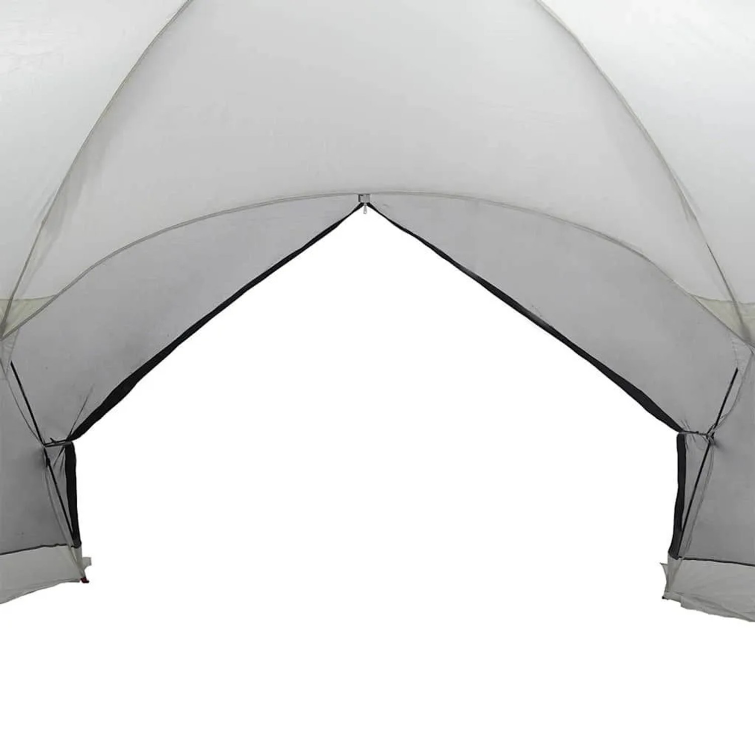 vidaXL Zelte mit Dach Grau 434 x 434 x 230 cm Polyester 4100696_10