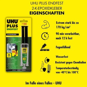 Uhu plus endfest Doppelkammerspritze 15 g