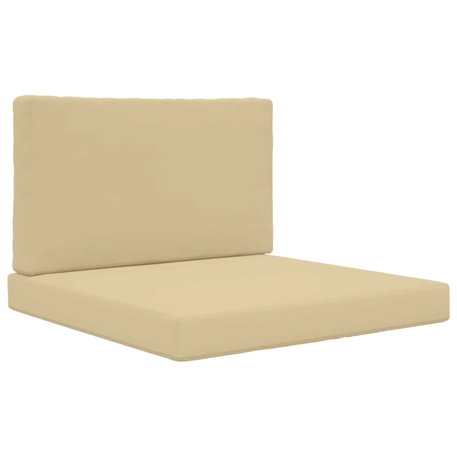 vidaXL Sofakissen für Draußen 2-Tlg Beige Polyester 900832
