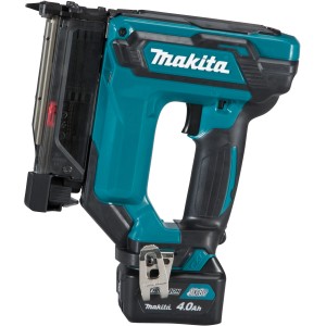 Makita Akku-Pintacker PT354DSMJ mit 10,8 V, Akkugerät für präzises Nageln.